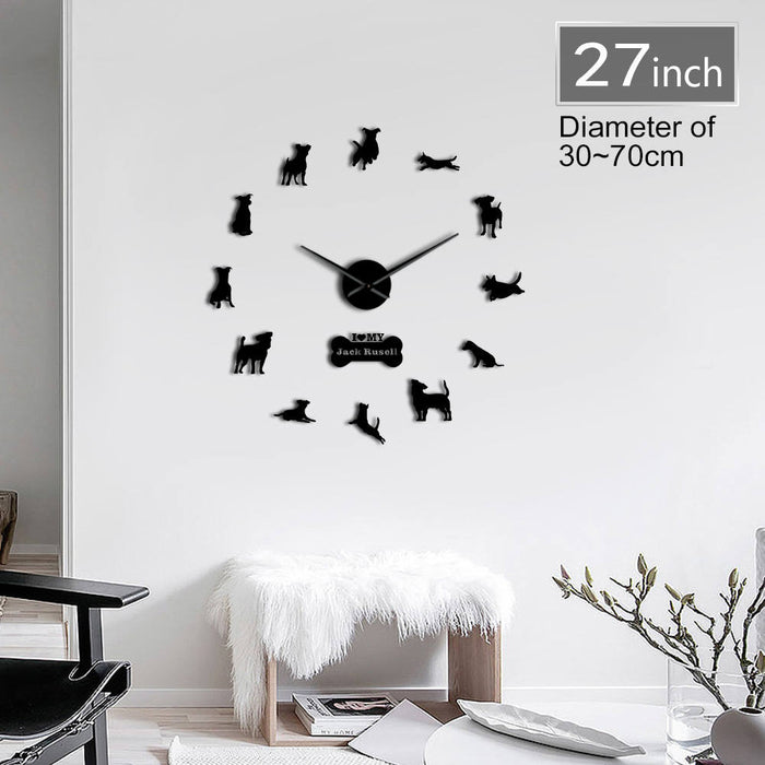 DIY Jack Russell Wall Clock