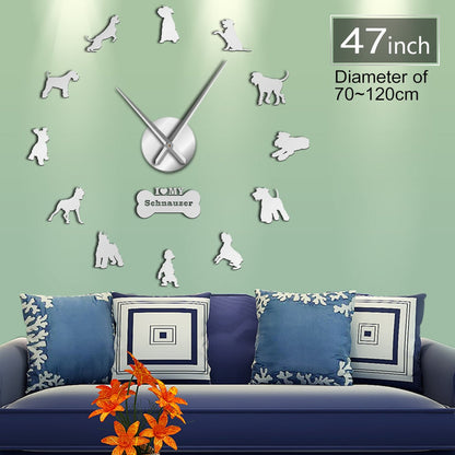 DIY Schnauzer Wall Clock