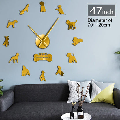 DIY Schnauzer Wall Clock