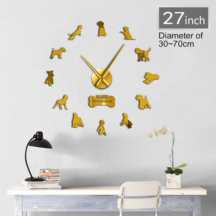 DIY Schnauzer Wall Clock