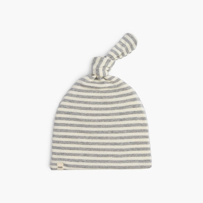 Heather Grey Stripe / 0-5 months