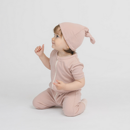 Dreamy Knotted Beanie - Hats - Blossom - 3-6 - mini mioche