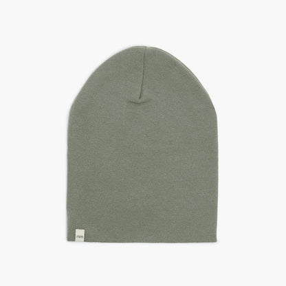 Organic Cotton Kids Beanies - Dreamy Slouchy Beanie - Hats Made in Canada - Thyme - Baby Toddler Kids - mini mioche