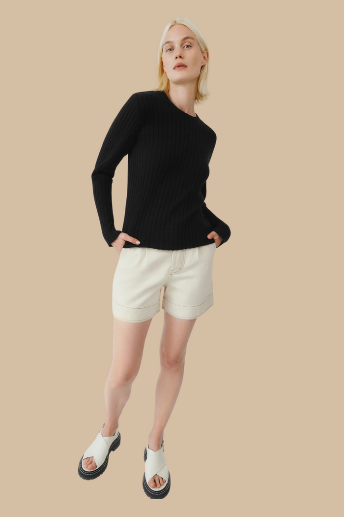 Element Knit Top Black