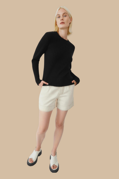 Element Knit Top Black