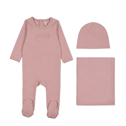 Embossed Petite Layette Set