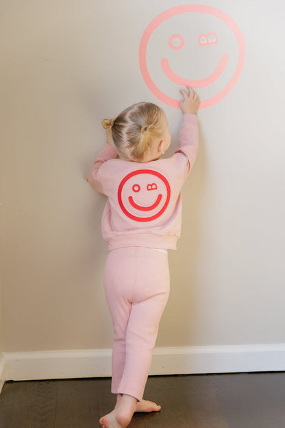 Embossed Smiley Sweatshirt