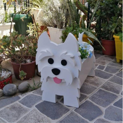 English Bulldog Flower Planter
