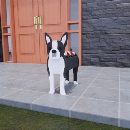 English Bulldog Flower Planter