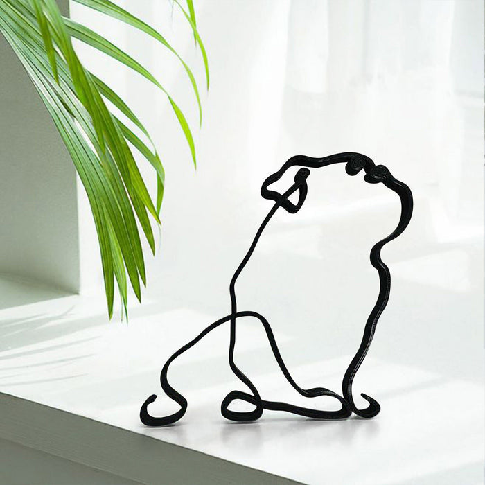 English Bulldog Sculpture