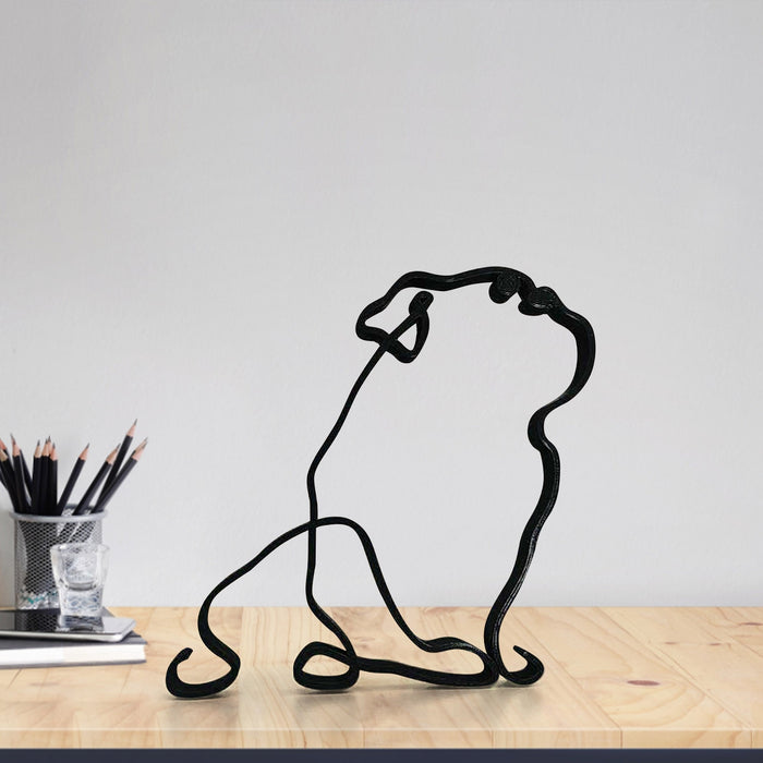 English Bulldog Sculpture