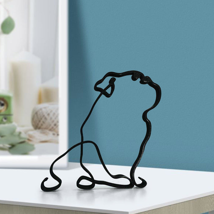 English Bulldog Sculpture