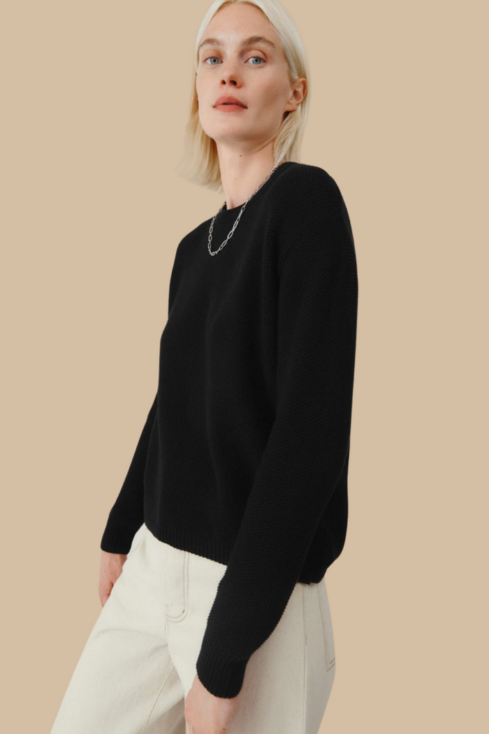 Escape Crew Sweater, Black