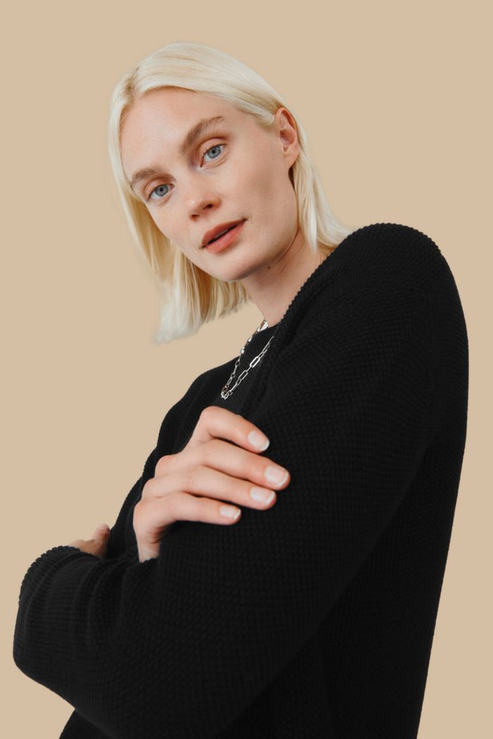 Escape Crew Sweater, Black