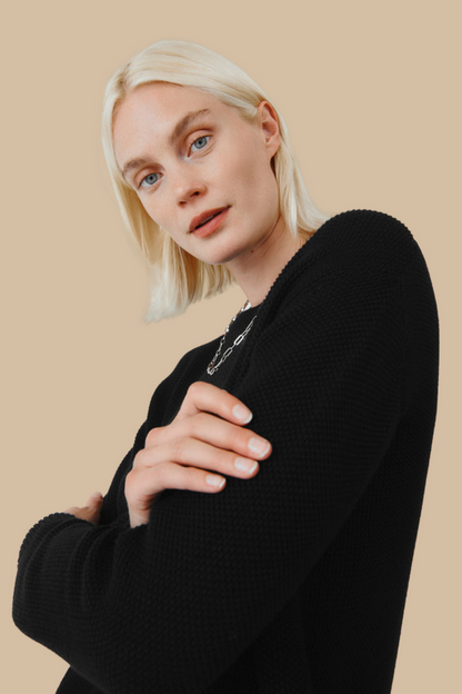 Escape Crew Sweater, Black