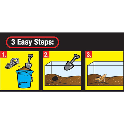 Excavator Clay Burrowing Substrate instructions for use.
