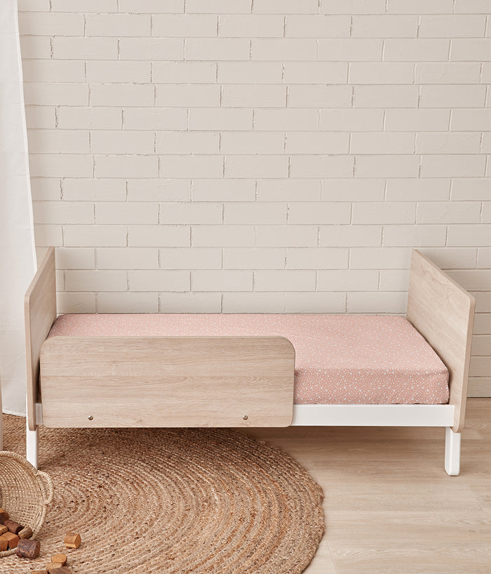 Fitted Cot/Crib Sheet Twin Pack Cotton Pink