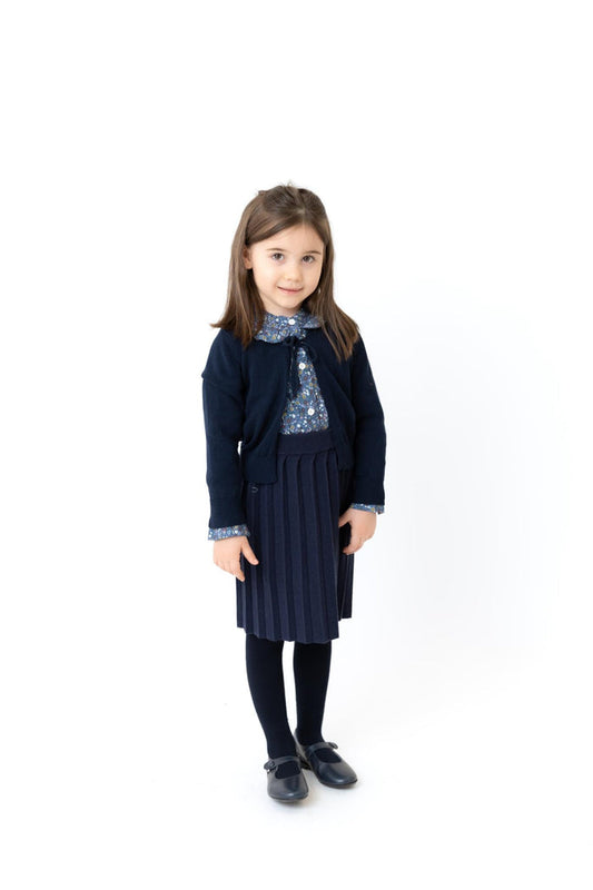 Floral Shabbat Cardigan - Girls