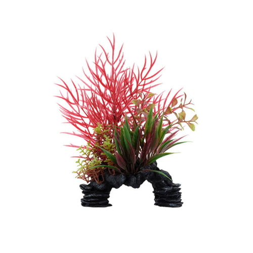 Fluval AquaLife Red Wisteria Decor 8"