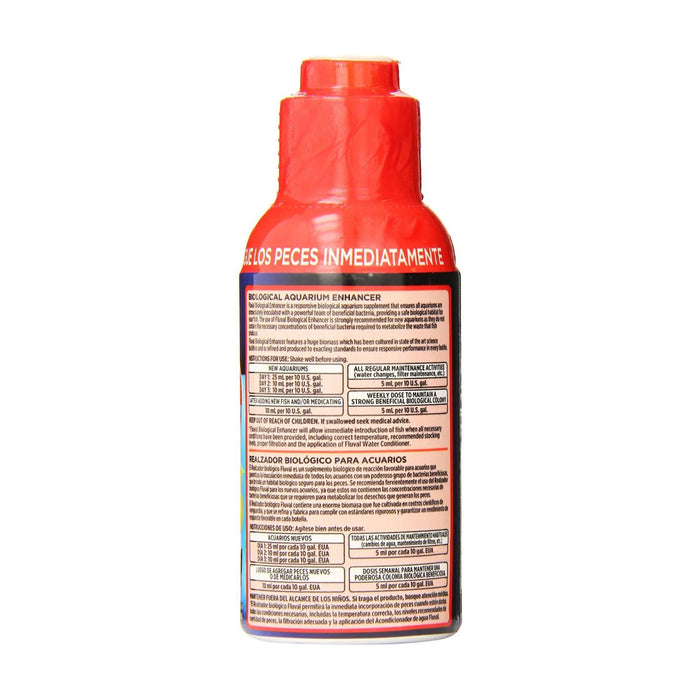 Fluval Concentrated Biological Booster back of bottle.