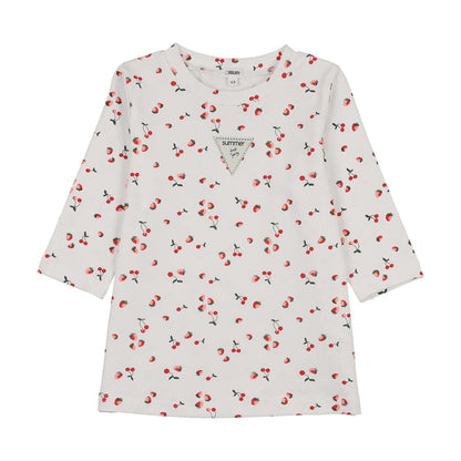 Fruit Party 3/4 Sleeve Cotton T-Shirt - Girl