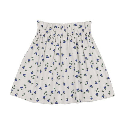 Fruit Party Denim Paperbag Skirt