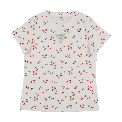 Fruit Party Short Sleeve Cotton T-Shirt - Girl