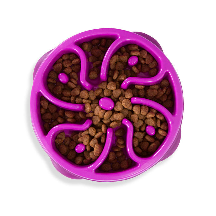 Fun Feeder Slo Bowl Purple Flower