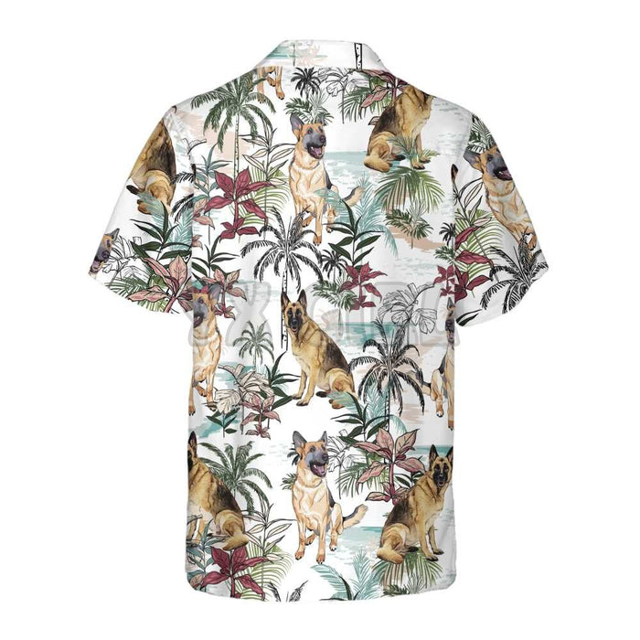 German Shepherd Hawaiian Shirt