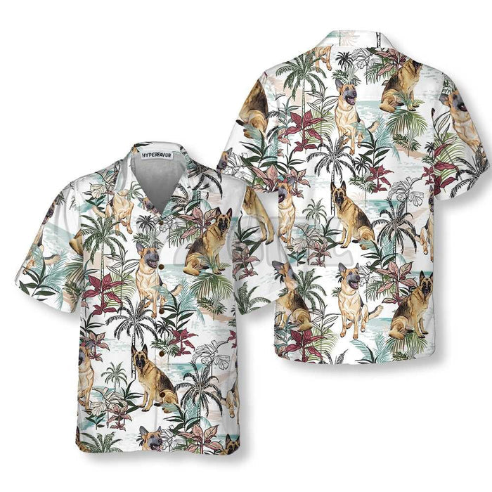 German Shepherd Hawaiian Shirt