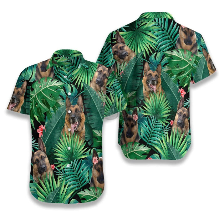 German Shepherd Hawaiian Shirt