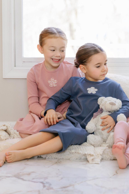 Gingham Picture Long Nightgown