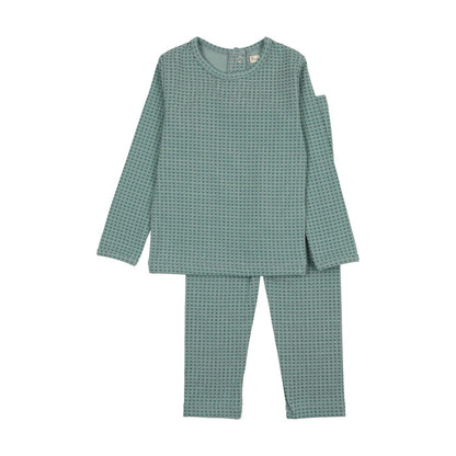 Gingham Two Piece Set
