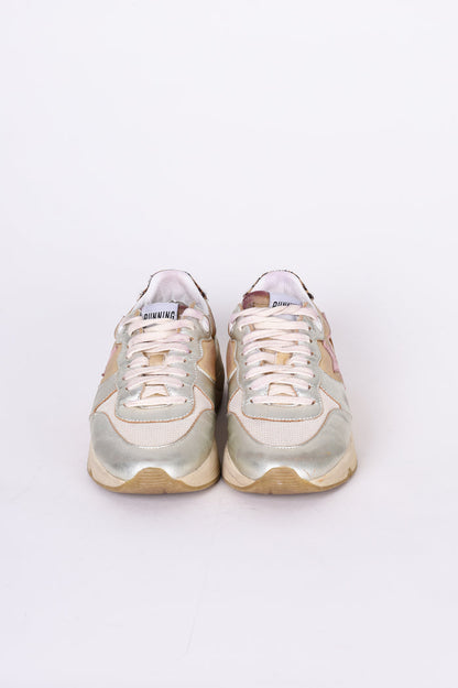 Golden Goose Running Womens Beige Sneakers Size EU 38