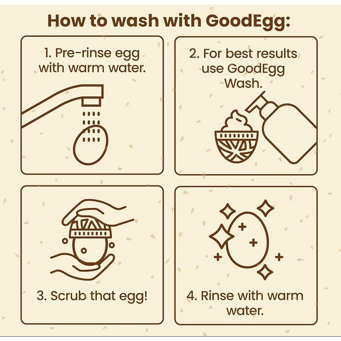 GoodEgg The Original Egg Brush