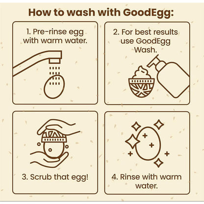 GoodEgg The Original Egg Brush