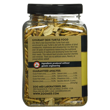 Gourmet Box Turtle Food side of container