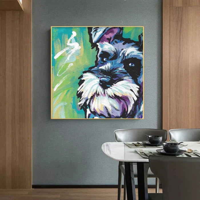 Graffiti Schnauzer Wall Art