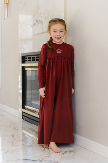 Graphic Rhinestone Jumper Robe W/ T-Shirt