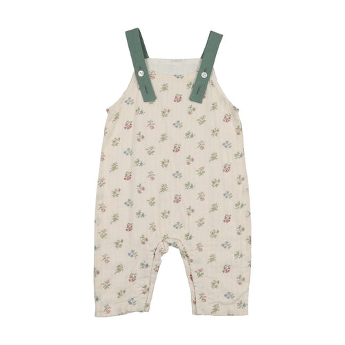 Green Floral Romper - Girl