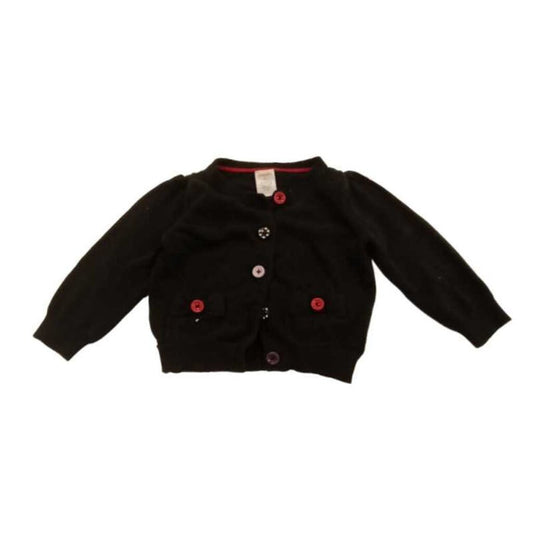 gymboree black sweater w/buttons