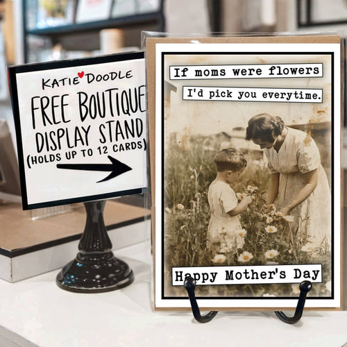 Happy Mothers Day Cards & Display Stand | Mothers Day Gifts: Yes