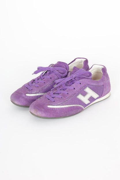 Hogan Womens Purple Sneakers Size 38