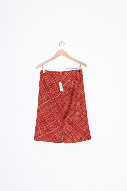 Hongfa Womens Orange Skirt Size L
