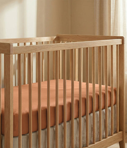 HushDry™ 2-in-1 Waterproof Fitted Cot Sheet Viscose from Bamboo Hazel