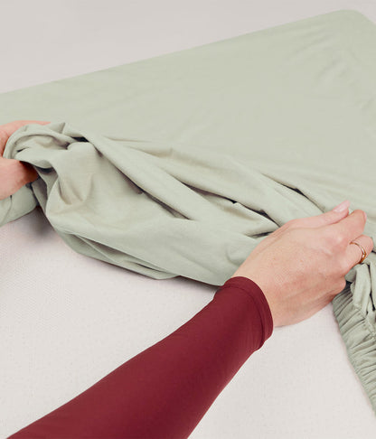 HushDry™ 2-in-1 Waterproof Fitted King Sheet Viscose from Bamboo Sage