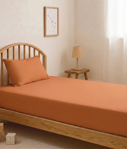 HushDry™ 2-in-1 Waterproof Fitted King Single Sheet Viscose from Bamboo Hazel
