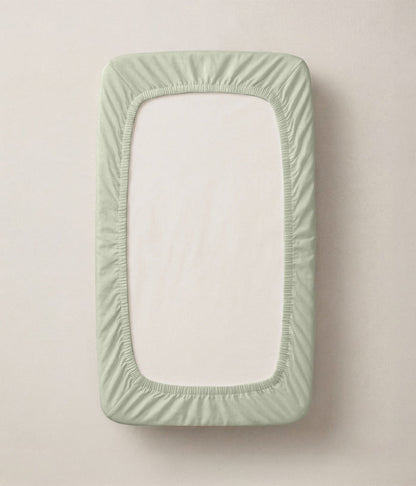 HushDry™ 2-in-1 Waterproof Fitted Side Sleeper Sheet Viscose from Bamboo Sage