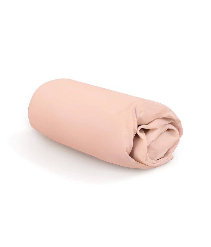 HushDry™ 2-in-1 Waterproof Fitted Single Sheet Viscose from Bamboo Blush