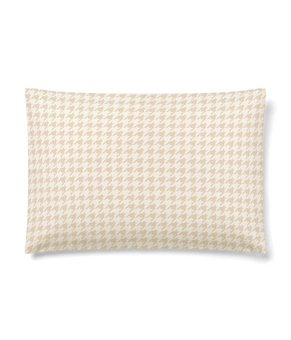 HushDry™ 2-in-1 Waterproof Toddler Pillowcase Viscose from Bamboo Tan Houndstooth